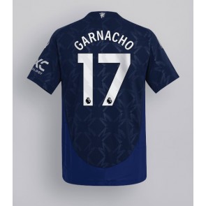 Manchester United Alejandro Garnacho #17 Venkovní Dres 2024-25 Krátký Rukáv